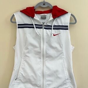 Nike Red and White Jacket